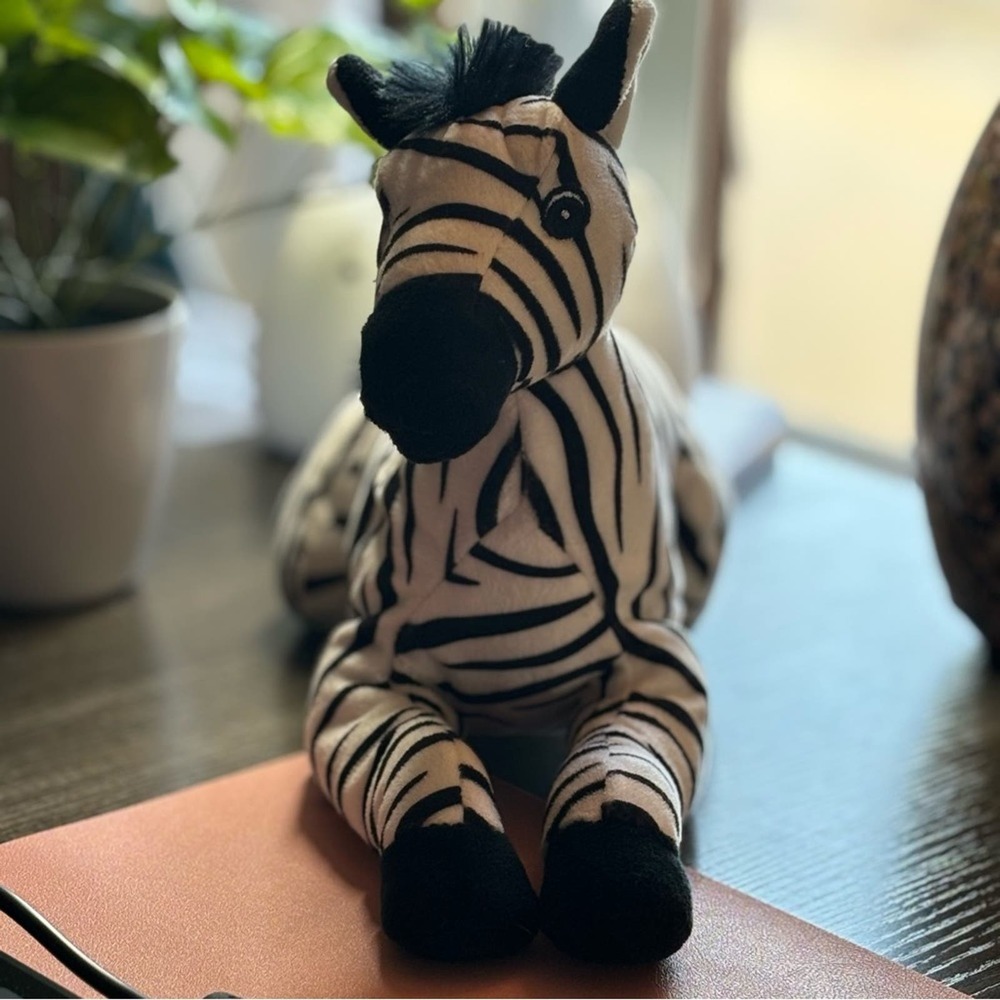 Kohl's Care Black and White Zebra Plush Toy